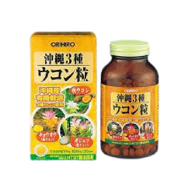  Viên uống nghệ 3 mùa Okinawa Orihiro 420 viên (chai) 
