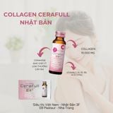  Nước uống Collagen Cerafull EX Plus 50mL x 10 lọ/hộp  (hàm lượng 10.000mg collagen; Ceramide 6mg) 