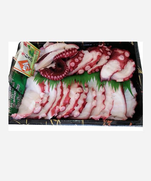  Bạch tuộc luộc cắt sashimi (khay) 