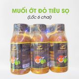  Muối ớt đỏ tiêu sọ 160g (lốc 6 chai) 
