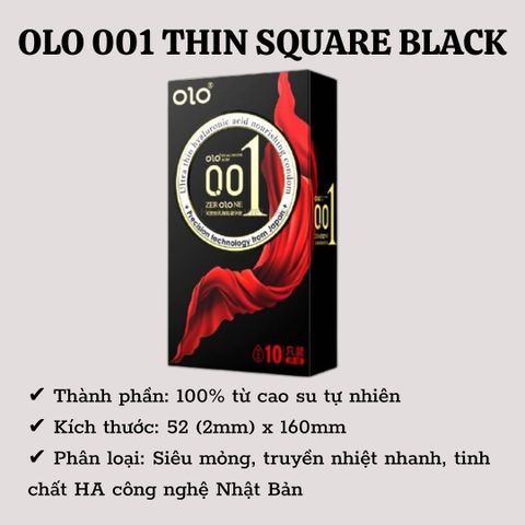 Bao cao su OLO 0,01 - Siêu mỏng và siêu trơn, đảm bảo cảm giác tự nhiên - Khuyến mãi hấp dẫn cho đơn hàng đầu tiên