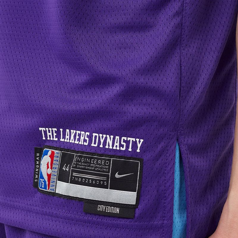 Los Angeles Lakers Nike Icon Swingman Jersey - LeBron James - Youth