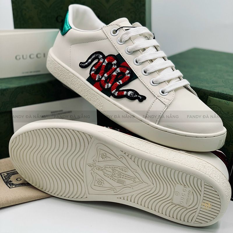 Giày Gucci Ace Embroidered Snake – Fandy