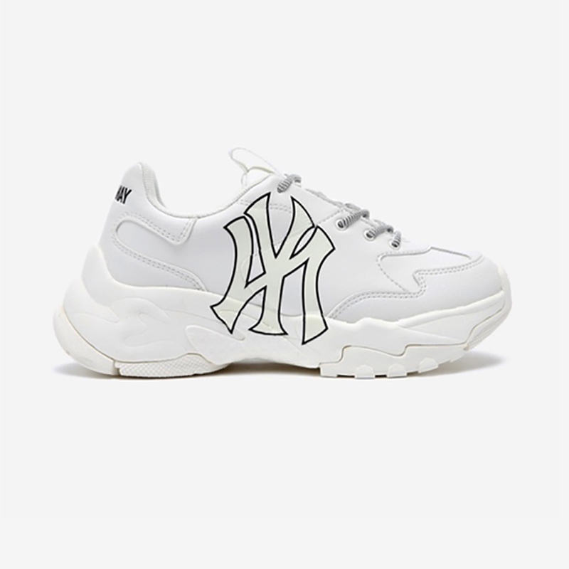 HCMGiày sneaker mlb ny chữ nổi màu đen FORM chuẩn  Lazadavn