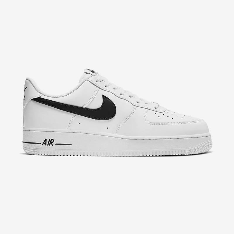 Nike air force sale 1 swoosh black