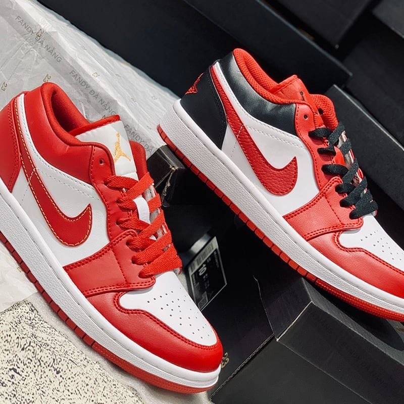 Giày Nike Air Jordan 1 Low Cardinal Red – Fandy