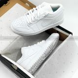  Giày Nike Jordan 1 Low “Triple White” 