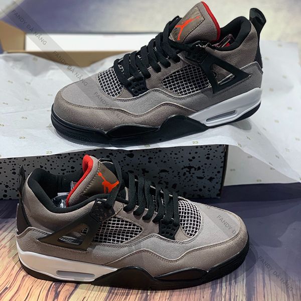  Giày Nike Jordan 4 Retro Taupe Haze (GS) 