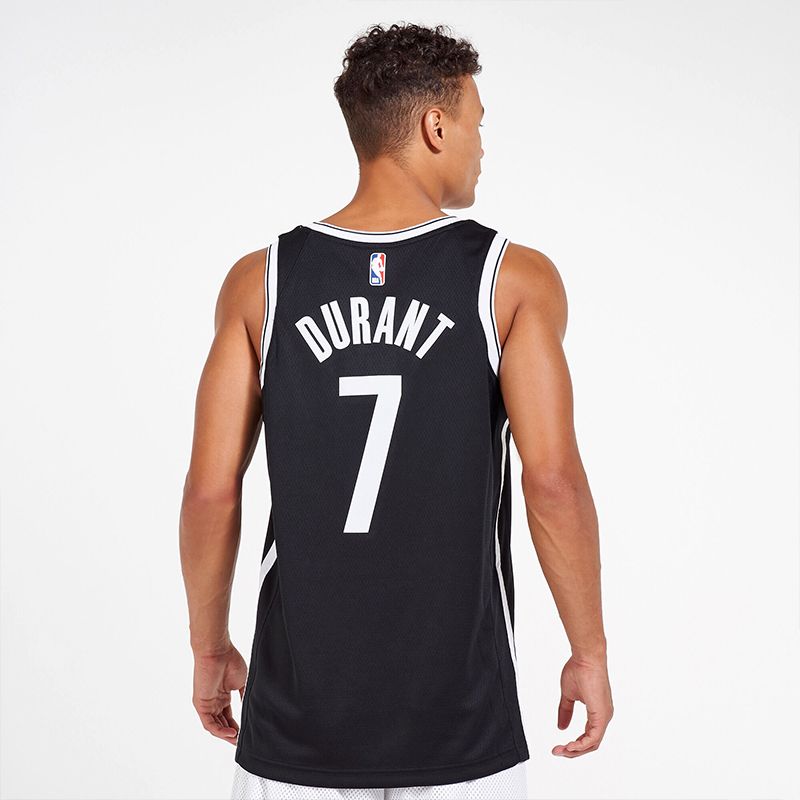  Áo bóng rổ Brooklyn Nets Nike Icon Edition Swingman NBA Jersey - Black - Kevin Durant - Youth 