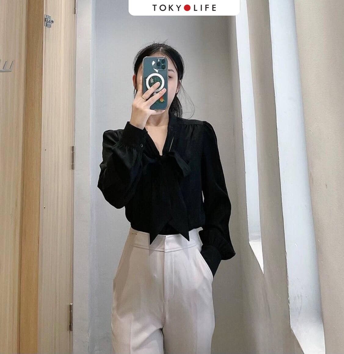Chia sẻ với hơn 89 áo sơ mi cổ thắt nơ hay nhất  trieuson5