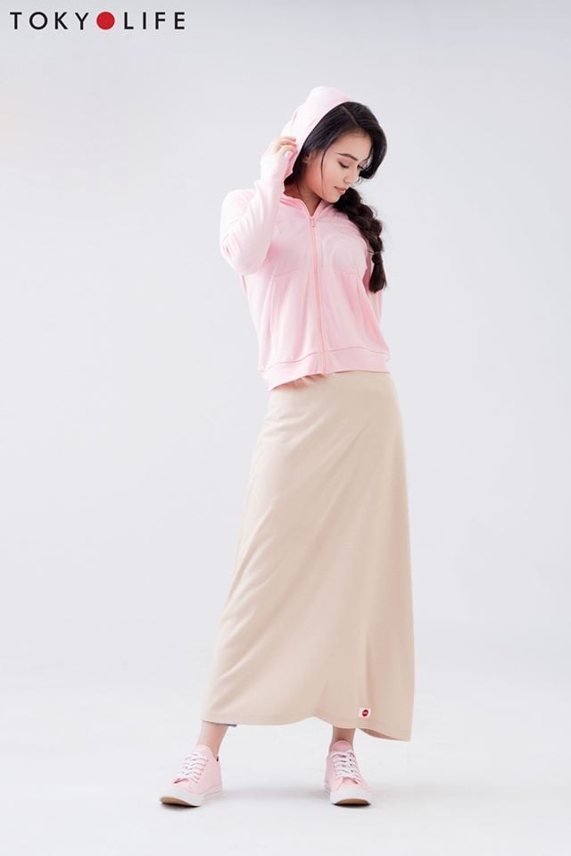 Chân váy chống nắng Cardina Cotton xanh cổ vịtlHapuMartcomvnl Freeship