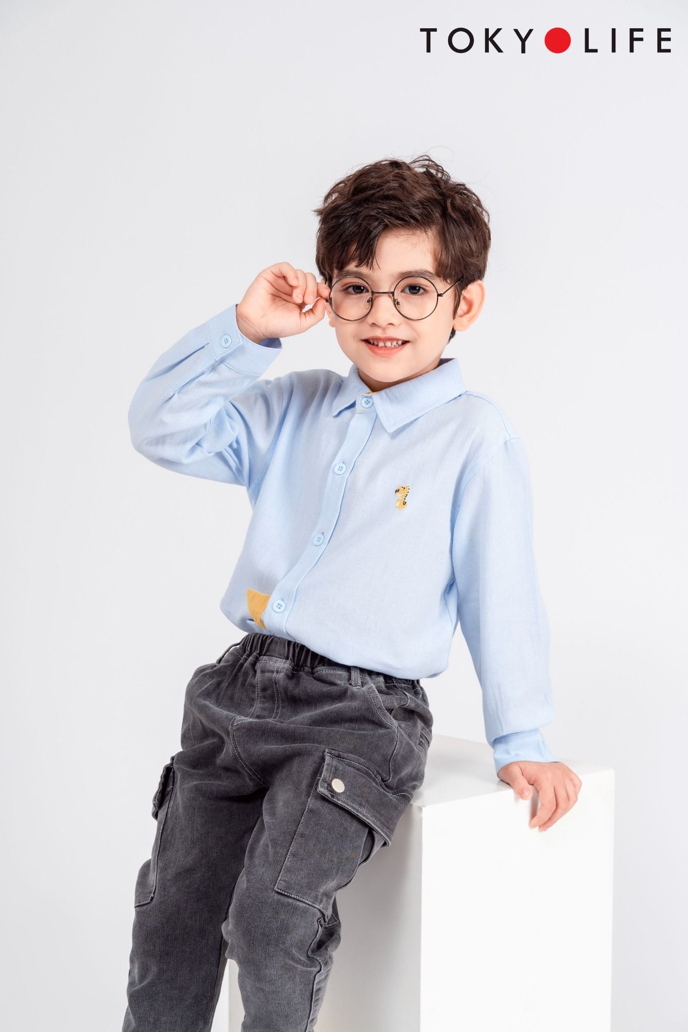 Áo sơ mi bé trai  ILABY  Tự Tin  Tỏa Sáng