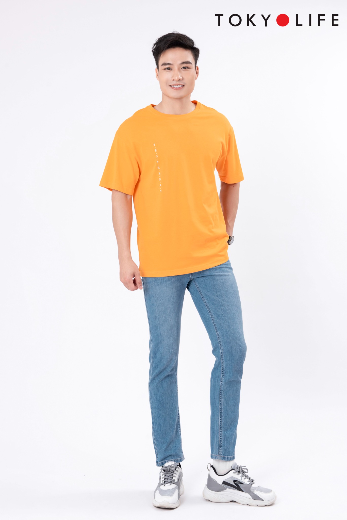 Quần Jeans Nam Dáng Suông Vừa I7JEA003K – TokyoLife