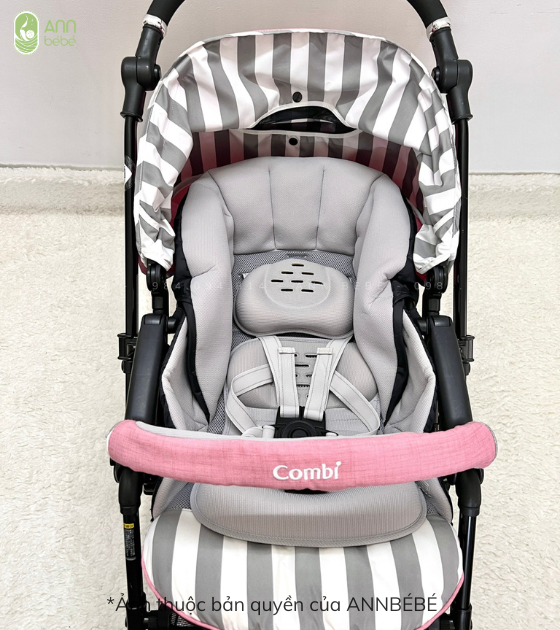  Xe Đẩy COMBI SUGOCAL a COMPACT - màu Hồng baby | ANNBEBE 