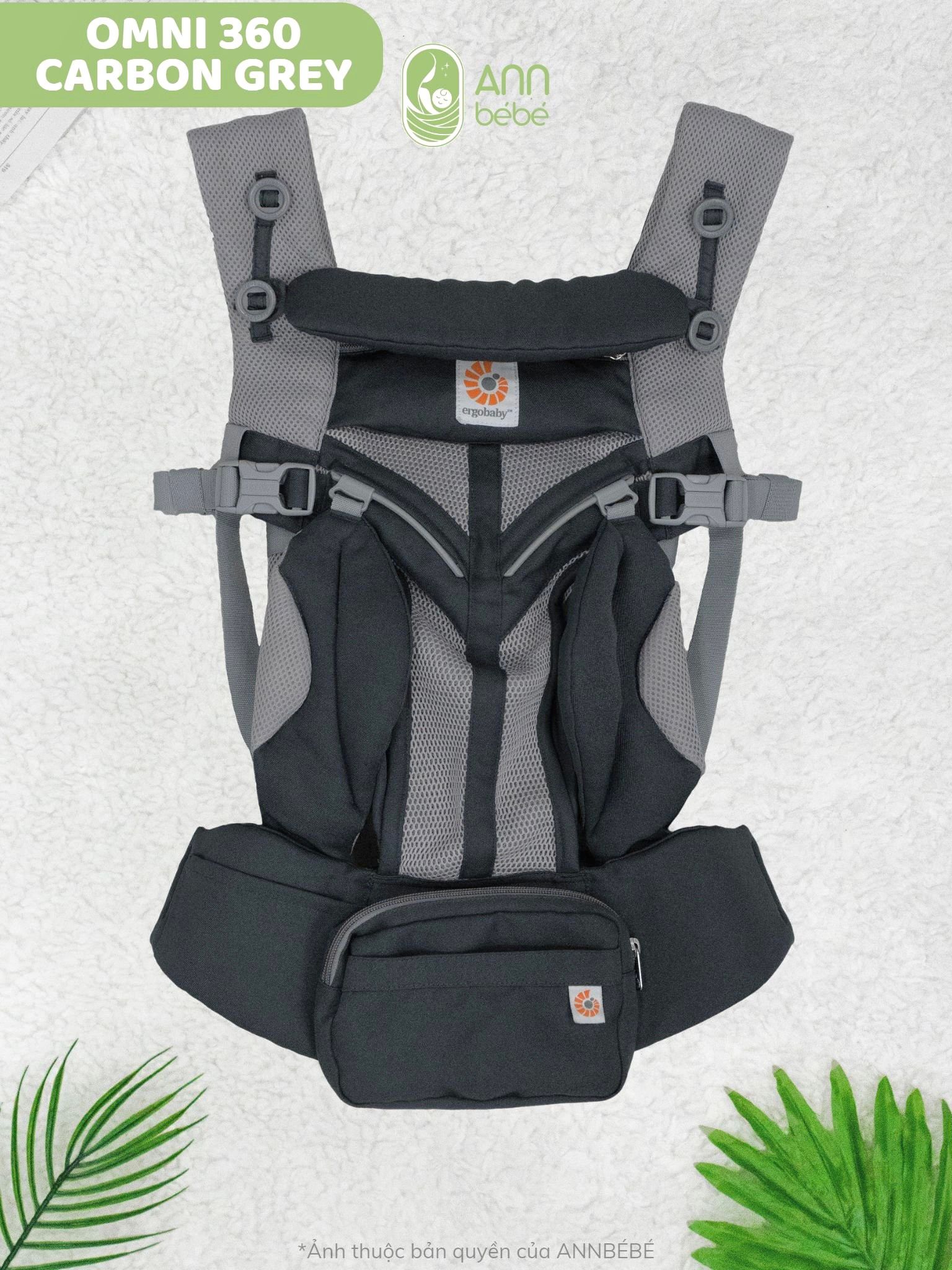 ERGOBABY Omni 360 Cool Air Mesh – Carbon Grey – ANN BéBé