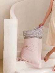  Chăn ga gối vải satin cao cấp họa tiết hình học 