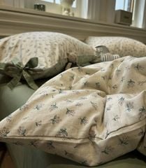  Chăn ga gối vải Pure cotton hoa đồng quê 