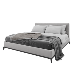  Giường vải cao cấp N040132 