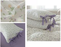 Chăn ga gối Pure cotton style hoa đồng quê 