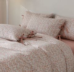  Chăn ga gối Pure cotton style hoa đồng quê 