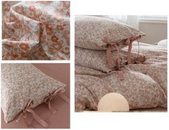  Chăn ga gối Pure cotton style hoa đồng quê 