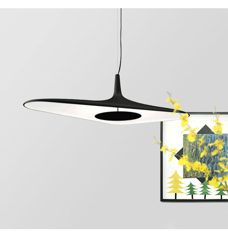 Đèn Thả dáng đĩa bay phong cách Bắc Âu