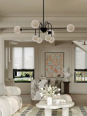 Đèn chùm thả kiểu dáng Bắc Âu