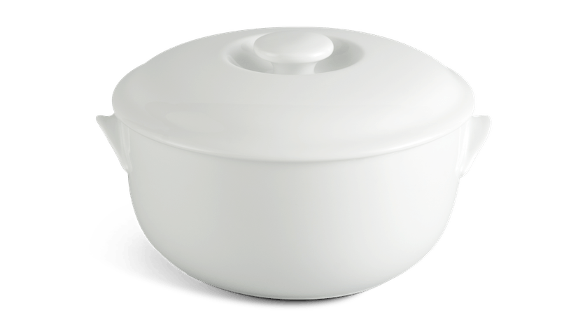 Thố 18 cm + nắp - jasmine - trắng ngà