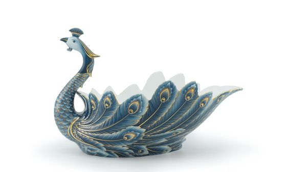 Tô trái cây Khổng Tước -  Cobalt