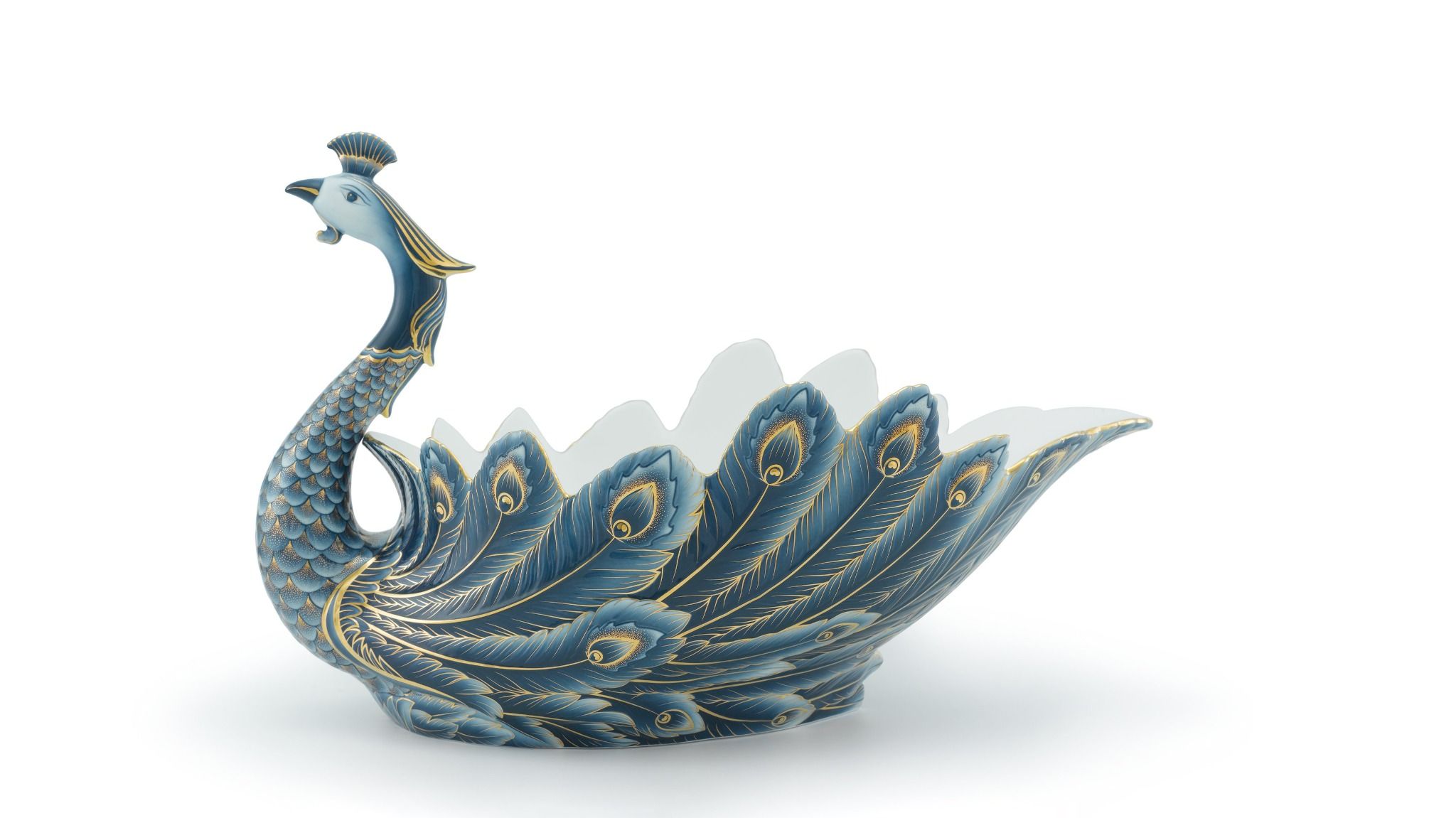Tô trái cây Khổng Tước -  Cobalt