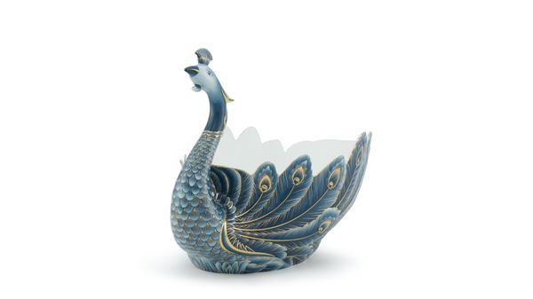 Tô trái cây Khổng Tước -  Cobalt