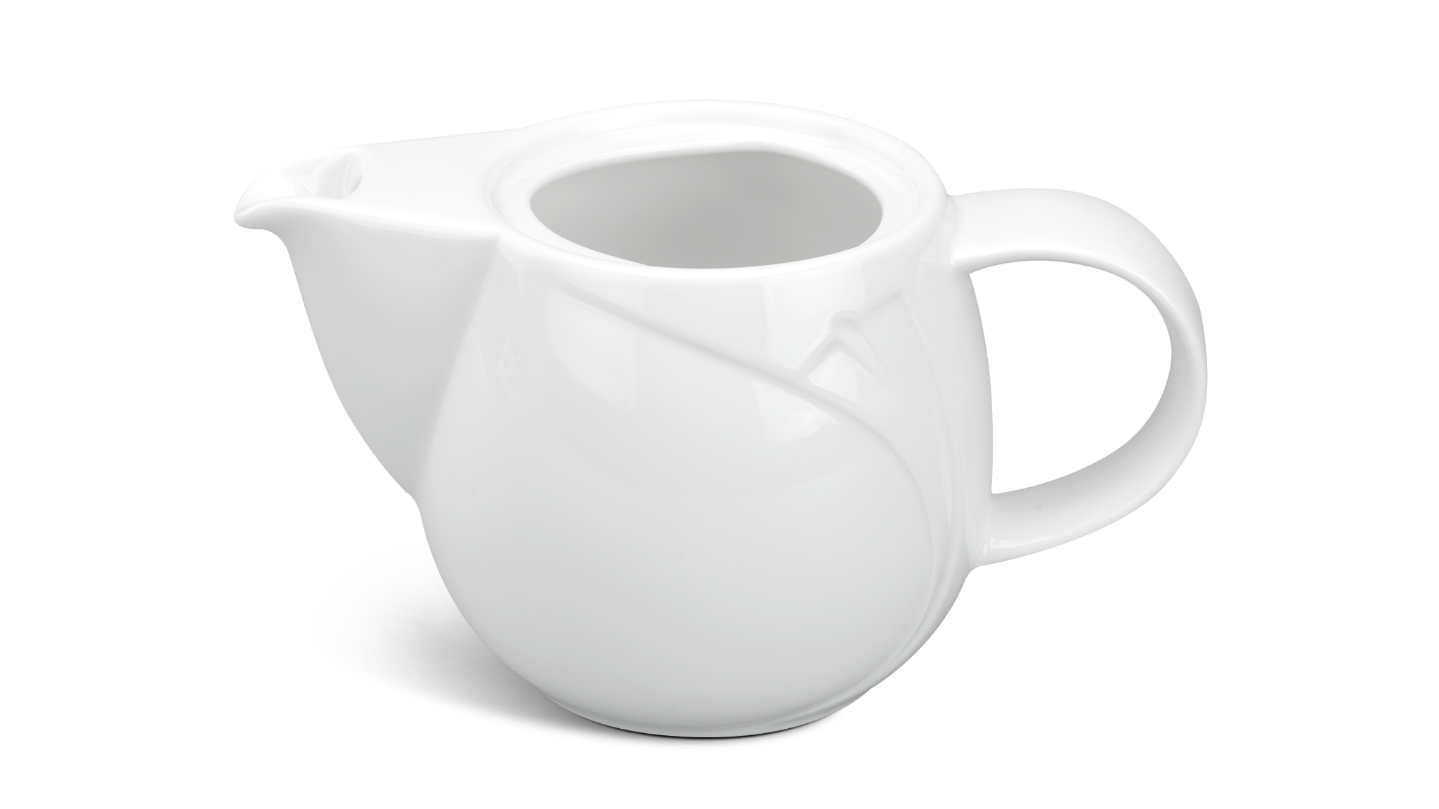 Bình trà 0.34 L - Loa Kèn - Trắng