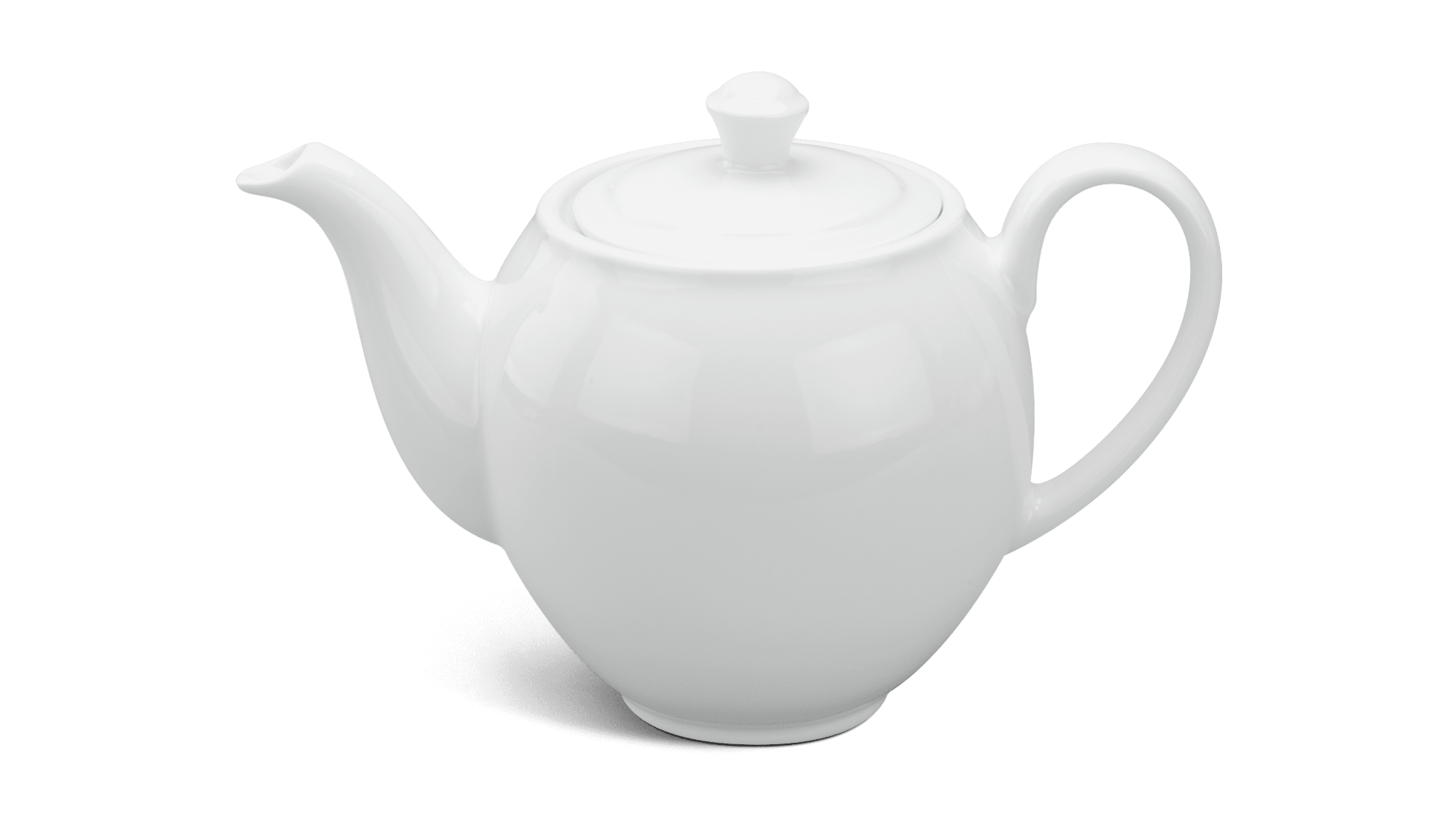 Bộ trà 0.8 l - camellia - trắng