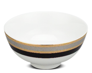  Chén cơm 11.5 cm - Sago - Hoa Hồng Đen (Khắc Nổi) (check) 