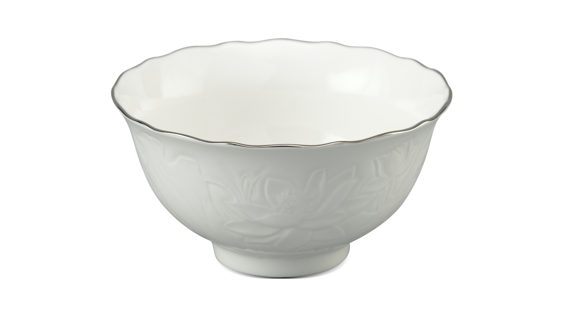 Chén cơm 11.5 cm - sen ifp - chỉ bạch kim
