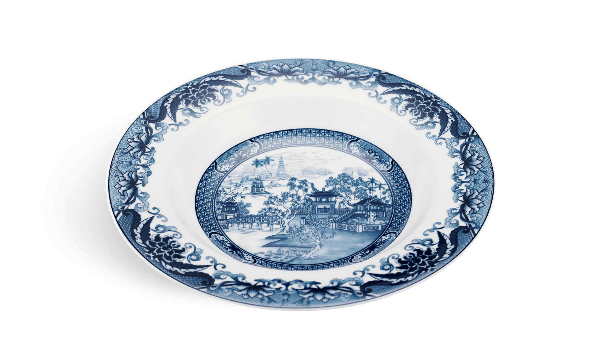 Dĩa súp 23 cm - hoàng cung - hồn việt