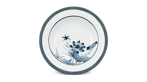  Dĩa súp 23 cm - Hoàng Cung - Sen Vàng 