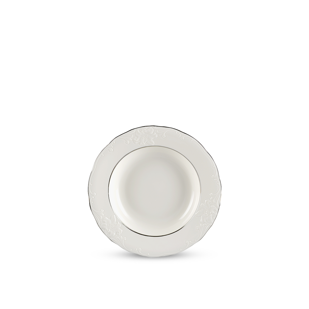 Dĩa Súp 23 Cm - Đài Các Chỉ Bạch Kim