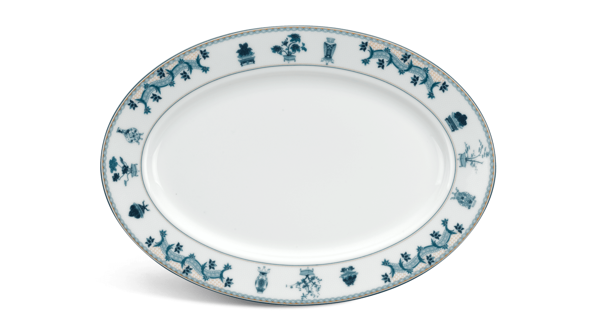 Dĩa Oval Jasmine Tứ Quý