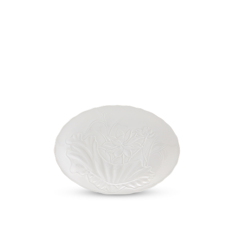  Dĩa oval 32 cm - Sen IFP - Trắng Ngà 