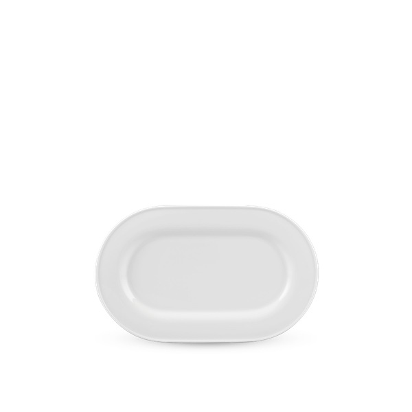 Dĩa oval 34 cm - Sago - Trắng