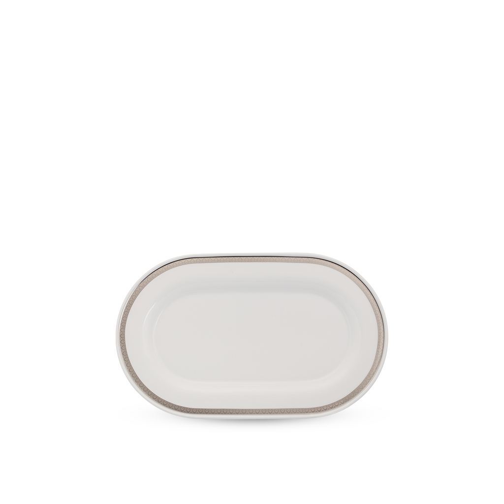 Dĩa oval - sago - thiên tuế