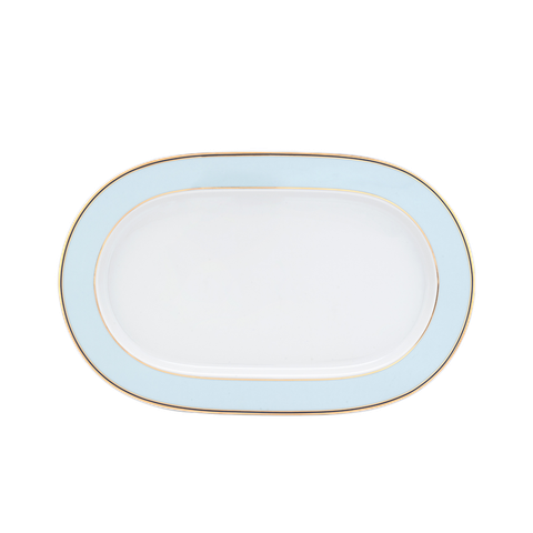  Dĩa oval 34 cm - Gastroline Xanh Ngọc 