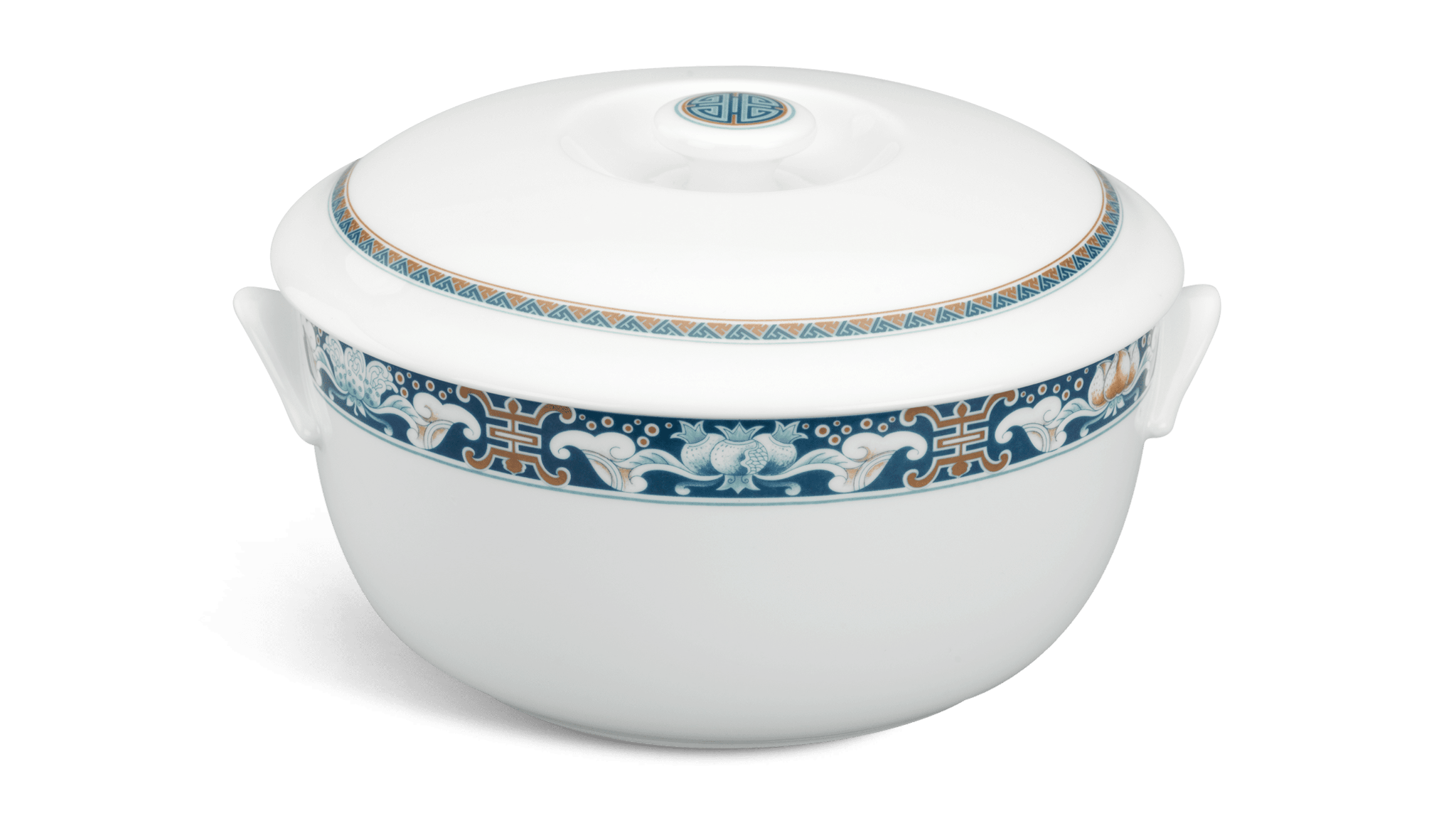 Thố 18 cm + nắp - Jasmine - Phước Lộc Thọ (check)