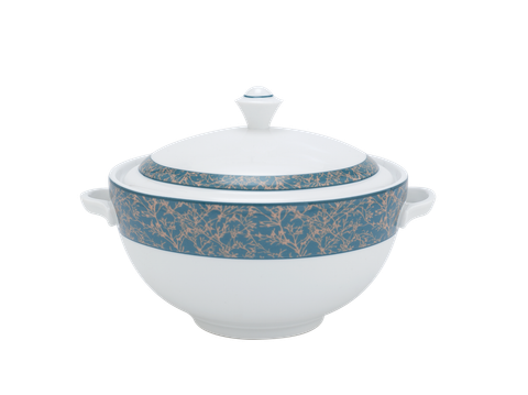  Thố 18 cm + nắp - Camellia - Diệp Lục 