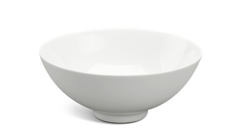  Tô trung 18 cm - Daisy Lys - Trắng Ngà 