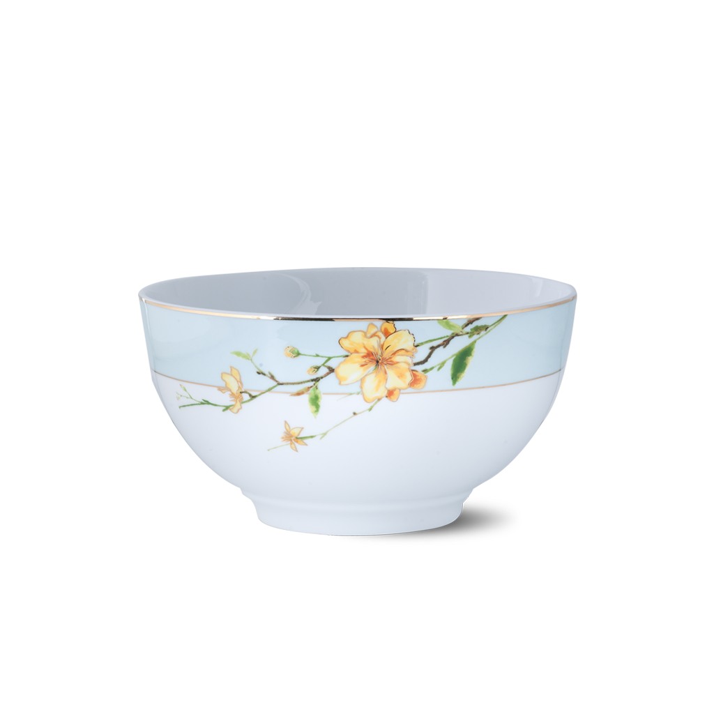 Tô 20 cm - Camellia - Hoa  (check)