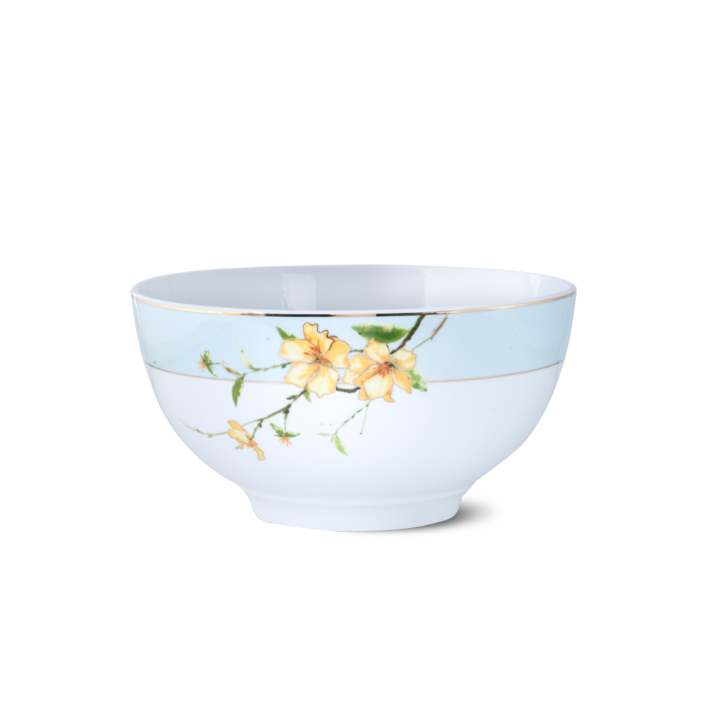 Tô 23 cm - Camellia - Hoa Mai 2 (check)