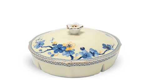  Combo Như Ý (Mèo 9.5 cm đỏ + Khay mứt Mai) 