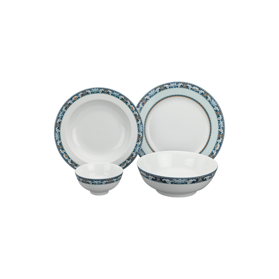 Bộ Đồ Ăn Jasmine Phước Lộc Thọ 9 Sản Phẩm